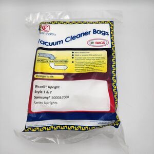20 Clean Fairy Vacuum Cleaner Bags Bissell Upright Style 1 & 7 Samsung 5000/7000
